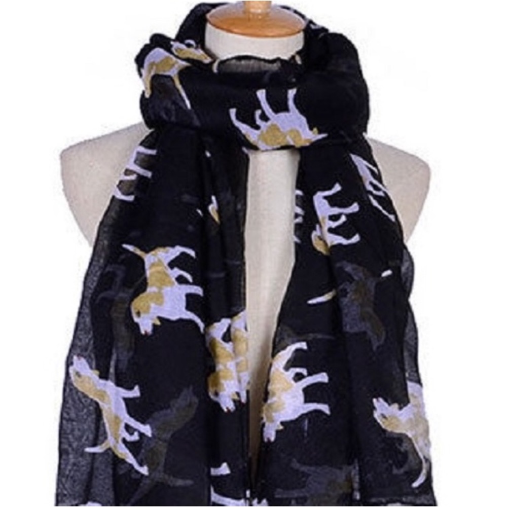 Dog 🐶 print scarf